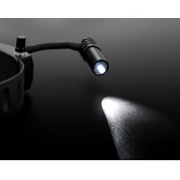 歯科用ワイヤレス5W LEDヘッドライト ENT医療用ヘッドバンドヘッドライト ランプ 黒