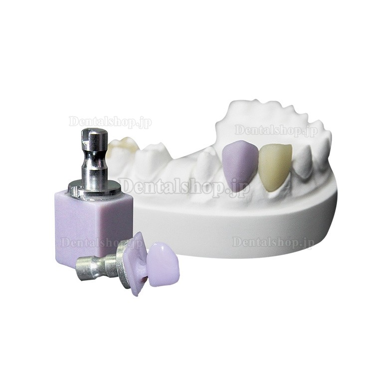 5個 C14 LT 歯科低半透明 二ケイ酸リチウム ガラスセラミック E-max Cad/Camブロック