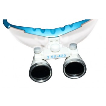 歯科用双眼ルーペ3.5X拡大鏡 ＆ポータブルLEDヘッドライト