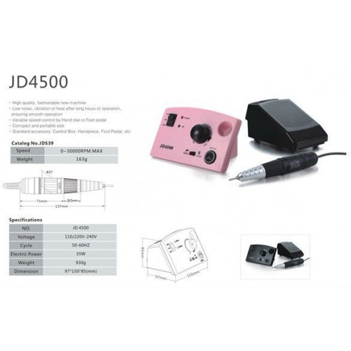 JSDA® JD4500小型マイクロモーター(30000rpm)