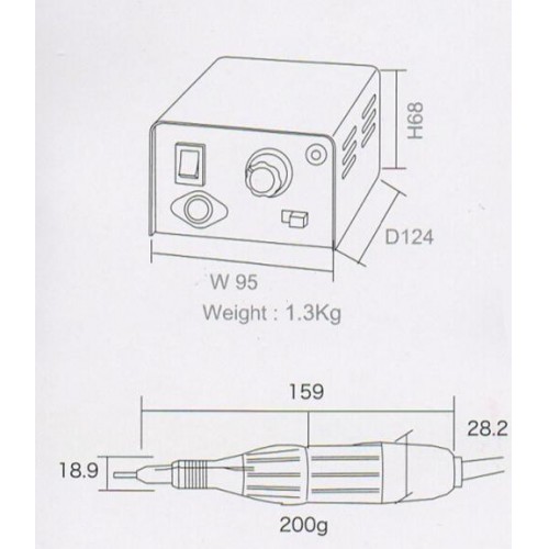 SAESHIN®デンタルラボ用マイクロモーターStrong90-102