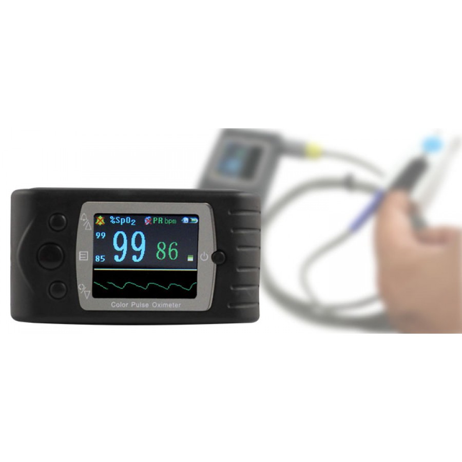 COMTEC® CMS60C在宅医療 パルスオキシメータ血中酸素濃度測定器 フィンガー USB+CD