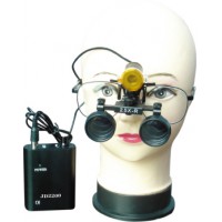 Micare® 歯科用双眼ルーペ2.5倍拡大鏡＆ポータブルLEDヘッドライトJD2200 セット