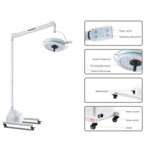 KD-2036D-3 36LED歯科医療用ライト手術用無影灯照度の深さ調整可能(土台付き、スタンド式)