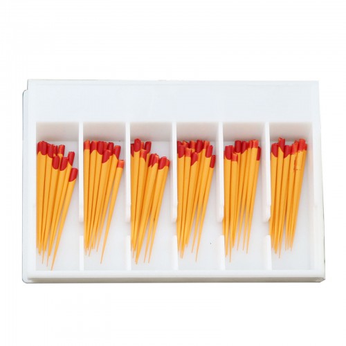 5Pack / 300Pcs Dentsply Maillefer Protaper歯科ガッタパーチャポイントチップF2