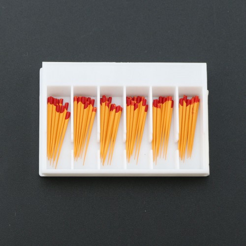 5Pack / 300Pcs Dentsply Maillefer Protaper歯科ガッタパーチャポイントチップF2