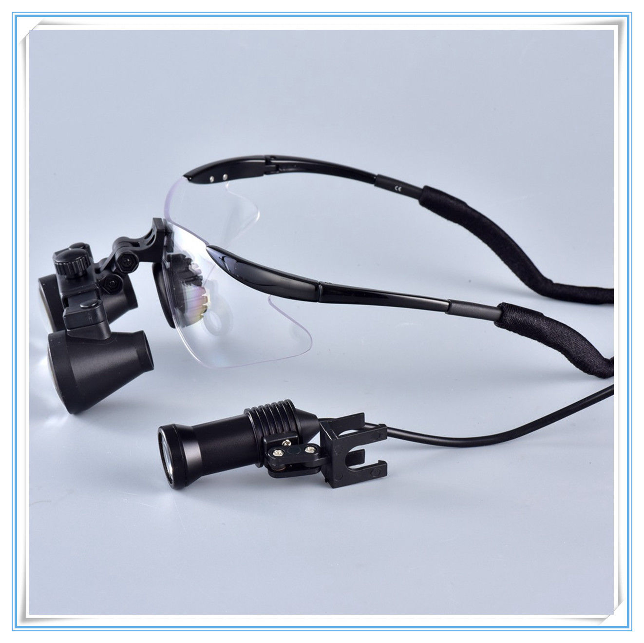 2.5X/3.5X 双眼拡大鏡歯科手術用ルーペ SZ-1A Ledスポットライト付き 