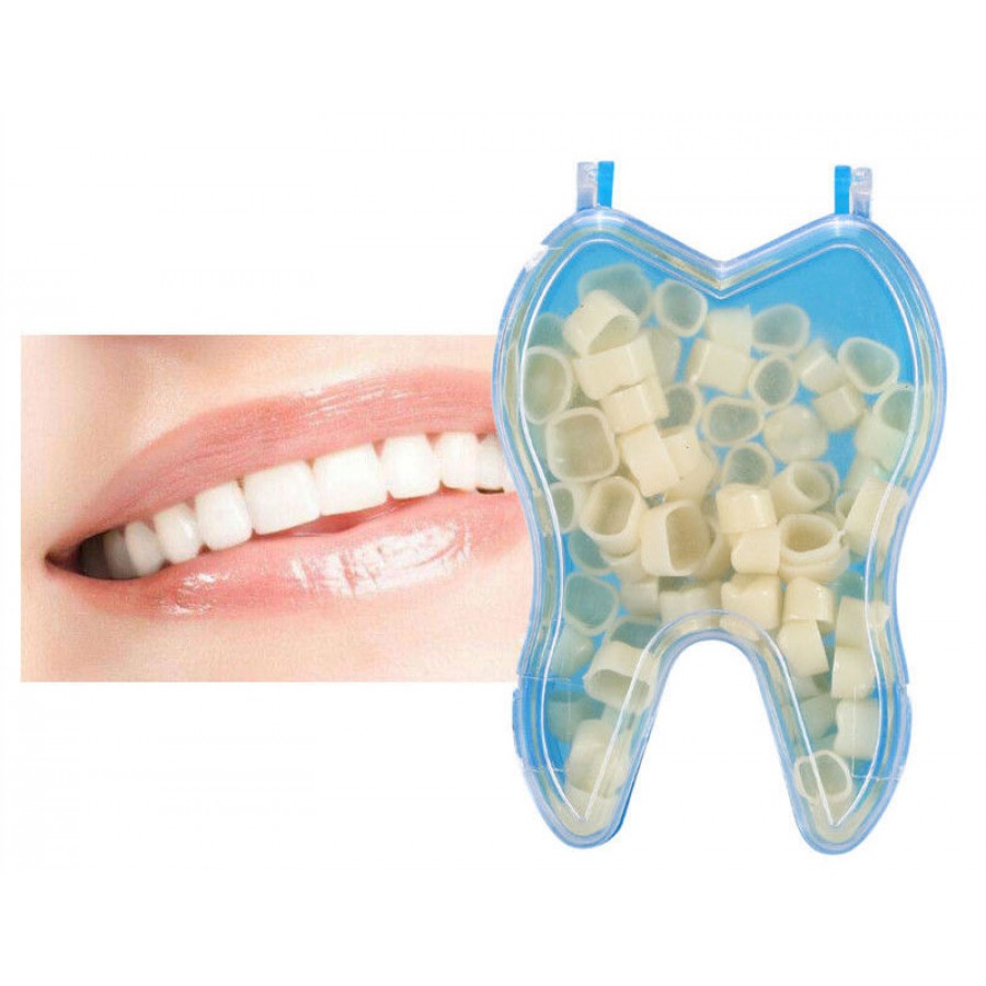 50PCS树脂歯科用臨時クラウン 前歯臼歯クラウン 人工歯
