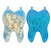 50PCS树脂歯科用臨時クラウン 前歯臼歯クラウン 人工歯