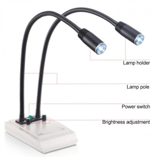 KWS DD-2006W-1 6W LEDブランチパイプデスクトップ検査ライトランプ