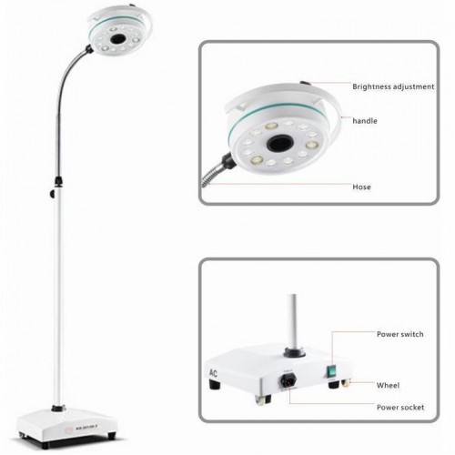 医療手術用LED無影灯KD-2012D-3 土台付き、スタンド式