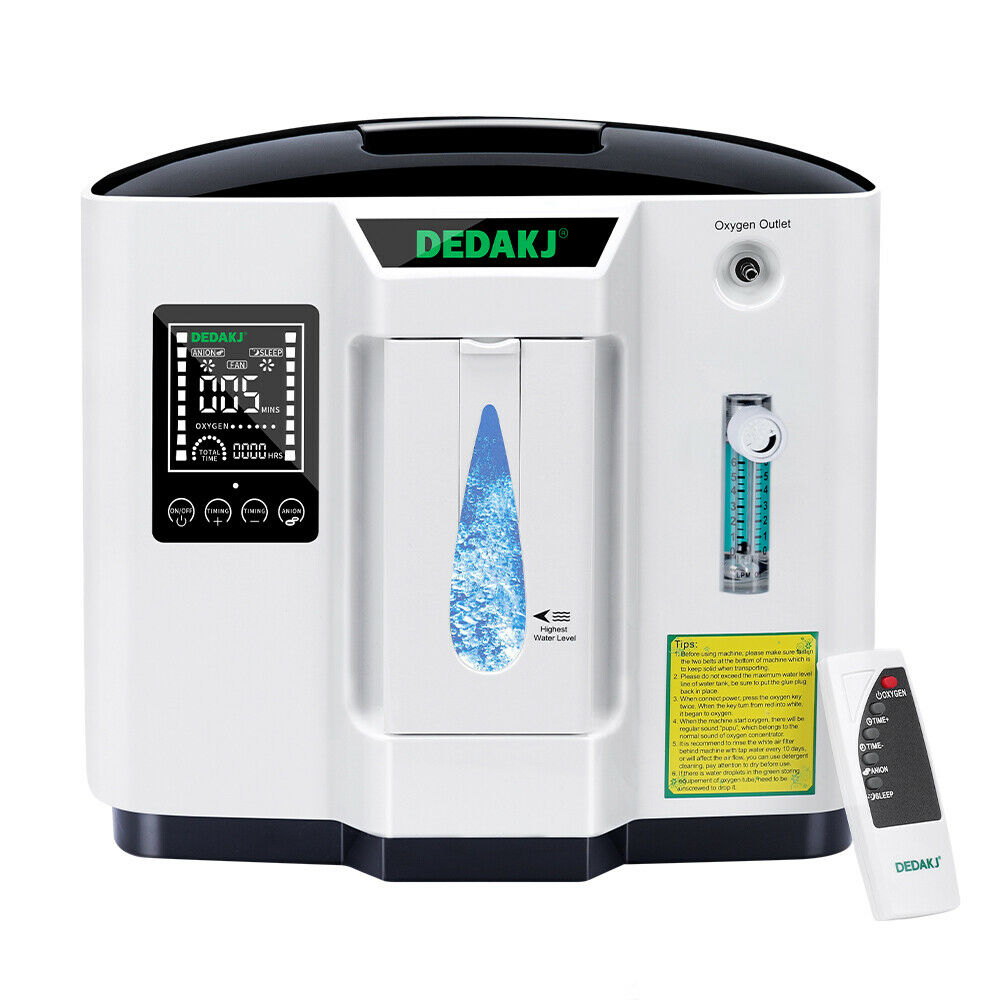 DEDAKJ DE-1A ポータブル家庭用酸素濃縮器 酸素発生器 1-6L/min