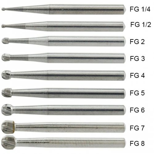 歯科器具　バーポイントセット 歯科用バー - 246RA-100 - Edenta - ダイアモンド / 野菜磨き用