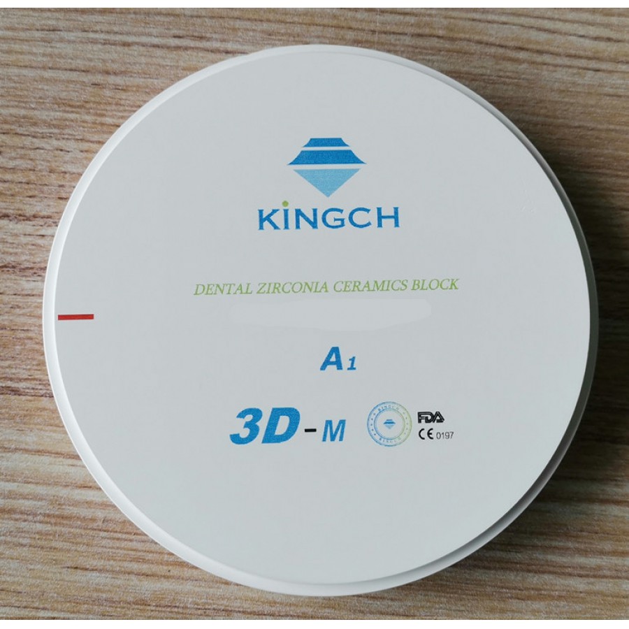 Kingch® 3D-M 98/95mm 歯科プレシェード多層 ジルコニアディスク CAD/CAMセラミックディスク