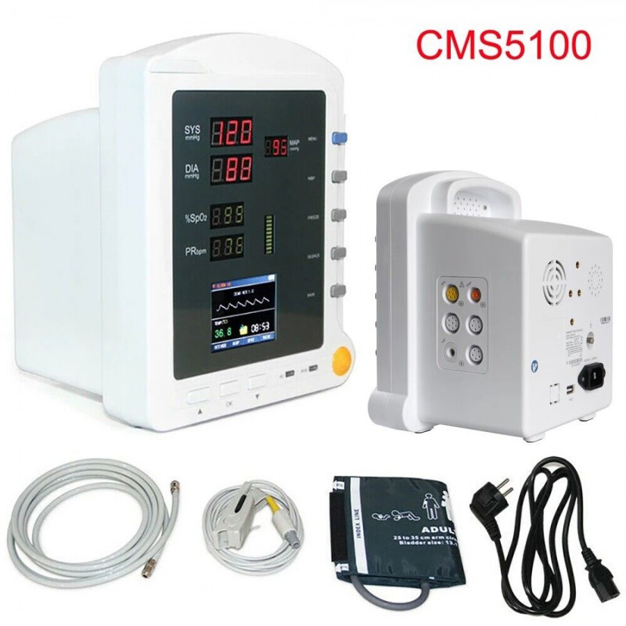 CONTEC® CMS5100生体情報モニタ赤、黄色LED搭載