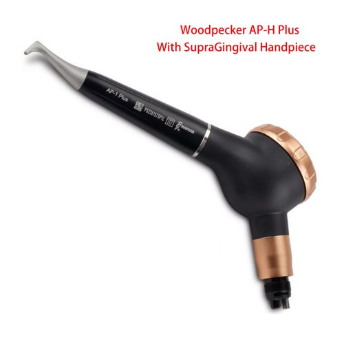 Woodpecker AP-H Plus 歯科エアフロープロフィーポリッシャー歯肉縁上/歯肉縁下ハンドピース 4 ホール
