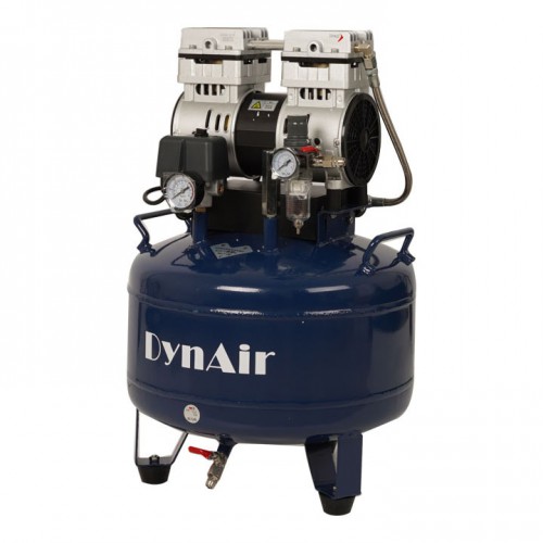 Dynamic DA7001 歯科オイルフリー エアコンプレッサー 30L タンク 0.75kW/1HP