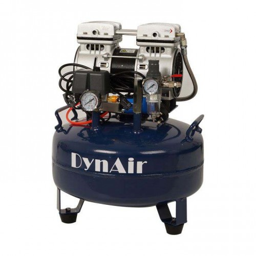 Dynamic DA5001 歯科オイルレス エアコンプレッサー 22L タンク 0.55kW/0.75HP