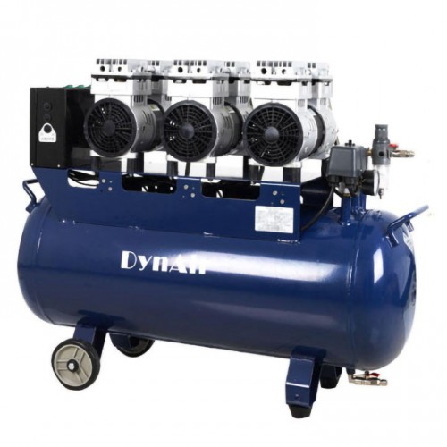Dynamic DA7003 歯科オイルレス エアコンプレッサー 70L タンク 2.25kW/3HP