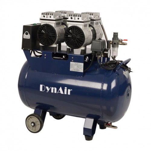Dynamic DA7002 歯科オイルフリー エアコンプレッサー 50L タンク 1.5kW/2HP