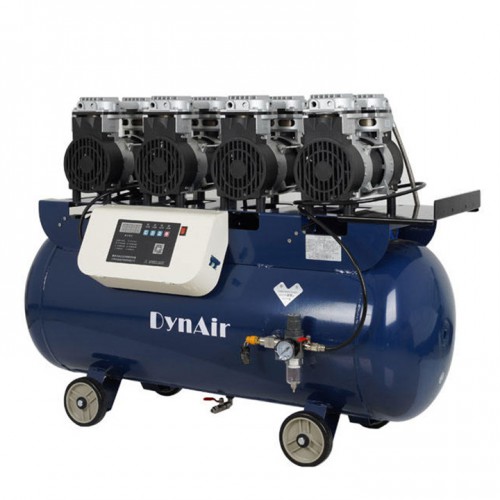Dynamic DA807 電動 低騒音 デジタル 歯科用オイルフリーエアコンプレッサー 100L 3KW
