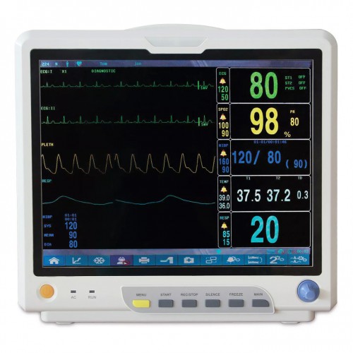 COMTEC® CMS9200患者モニタメモリやミニSDメモリーカード内蔵
