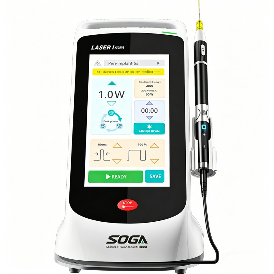 SOGA iLaser I Plus 歯科用ダイオードレーザーペン 3波長（450nm/635nm/980nm）