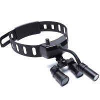 YUYO DY-005 4倍歯科用双眼ルーペ + 5W歯科用LEDワイヤレスヘッドライトランプ
