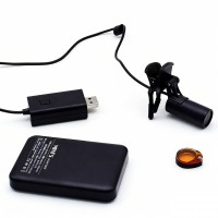 KWS KD-201AJ-3 1W クリップ式歯科用LEDヘッドライトランプ（光学フィルター付き）