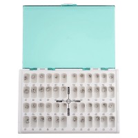 48個入り/箱 歯科用子供用クラウン 成形済み金属クラウン ステンレススチール製仮歯
