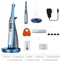 Mecco Dolphin 歯科用LED光重合器（内蔵ライトメーターおよびマイクロキュアレンズ付き）