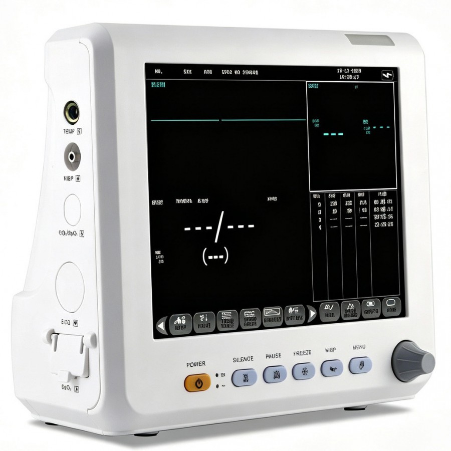 SINNOR SNP9000L-B 8インチ生体情報モニタ(4項目:NIBP、SpO2、PR、体温)