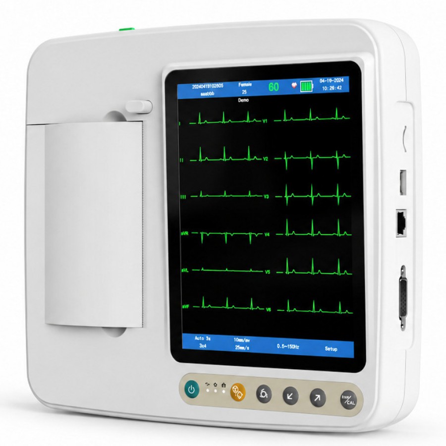 SINNOR ECG906 12誘導心電計（6チャンネル表示）