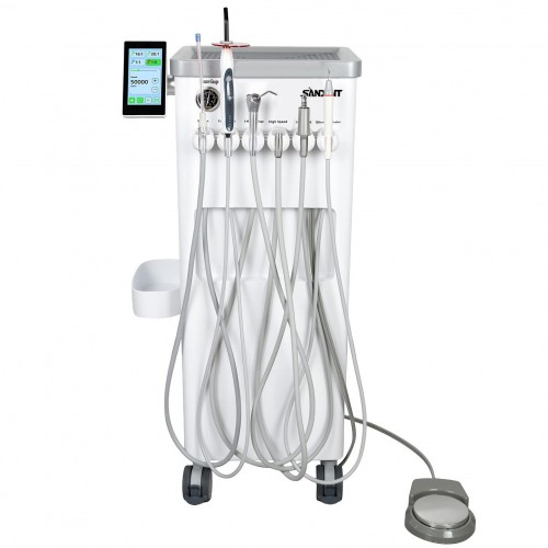 ANZHI AZ-202-1 ANZHI AZ-202-2 歯科診療用トレーテーブル 可動式ユニット（エアコンプレッサー＋マイクロモーター付き）