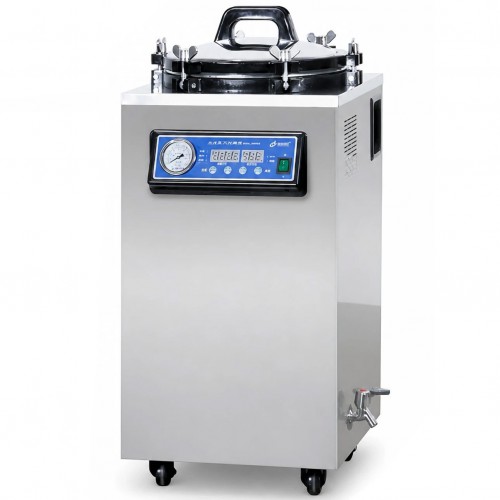 デジタル操作パネル搭載 35L歯科用縦型オートクレーブ（高圧蒸気滅菌器）