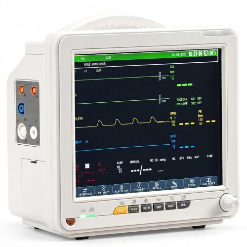 SINNOR SNP9000N 12インチ生体情報モニタ（6項目：心電図、呼吸、体温、非観血血圧、SpO2、脈拍）