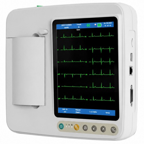 SINNOR ECG906 12誘導心電計（6チャンネル表示）