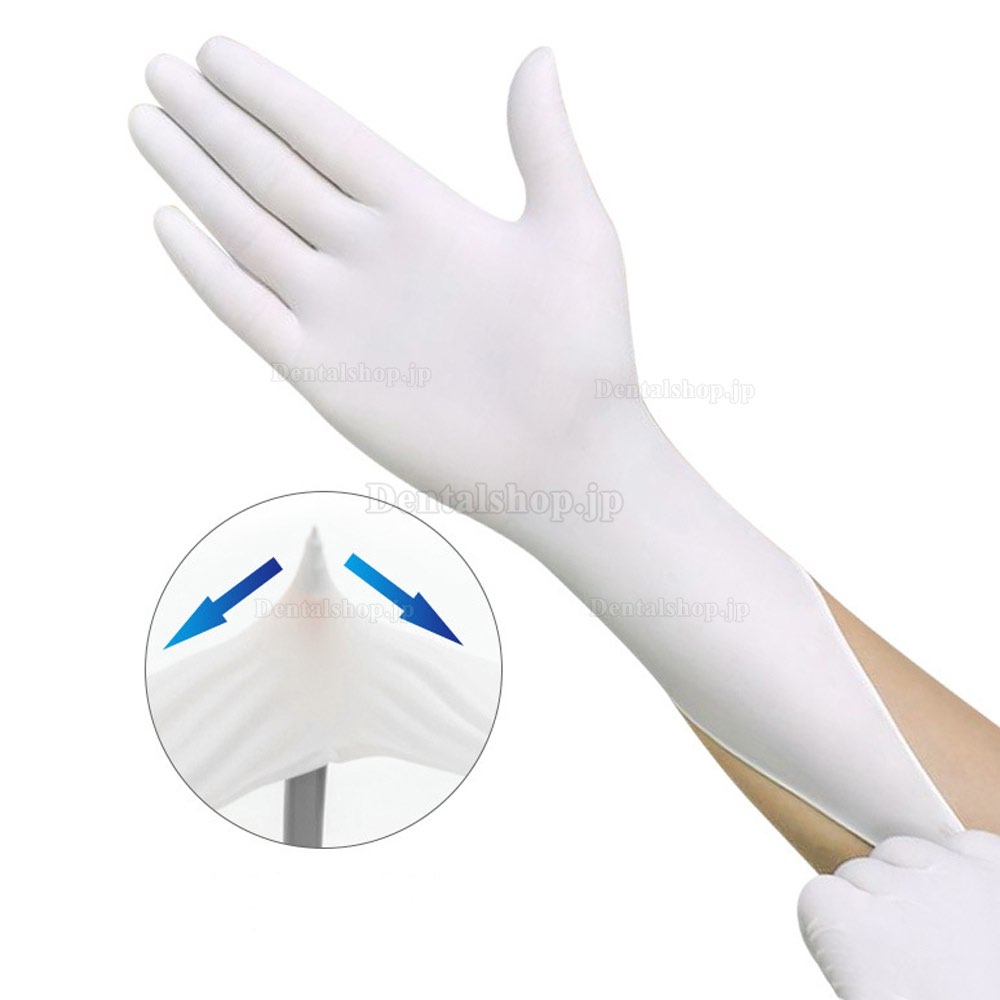 100pcs 医療用使い捨てラテックス手袋 ユニバーサルクリーニング作業用手袋 保護用手袋