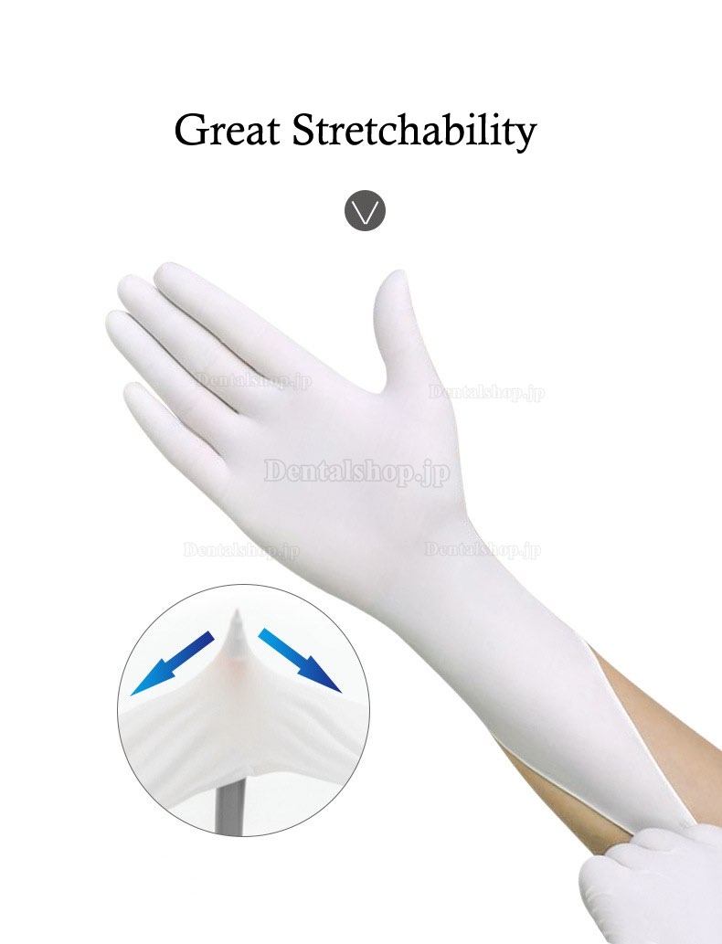 100pcs 医療用使い捨てラテックス手袋 ユニバーサルクリーニング作業用手袋 保護用手袋