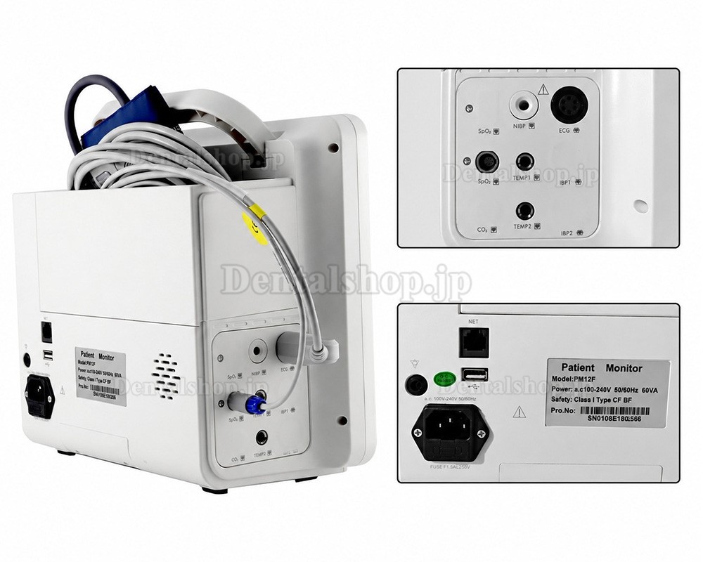 12インチ多項目患者生体情報モニタ(ECG/RESP/TEMP/NIBP/SpO2/PR) 12インチ多項目患者生体情報モニタ(ECG/RESP/TEMP/NIBP/SpO2/PR)