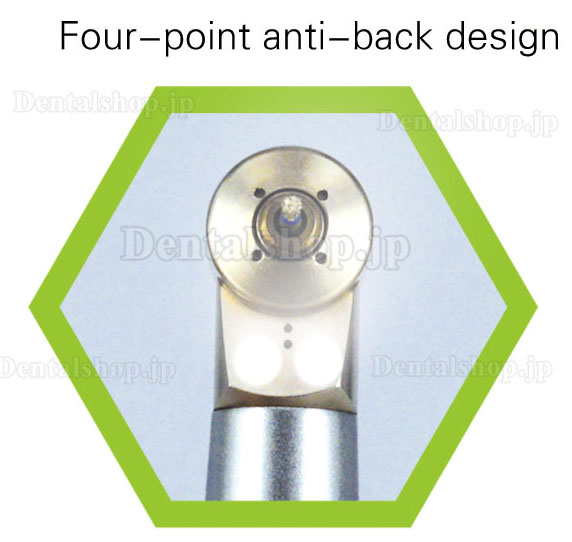 Westcode® 歯科用2個LED電球付きライトタービンハンドピース(ミニヘッド)