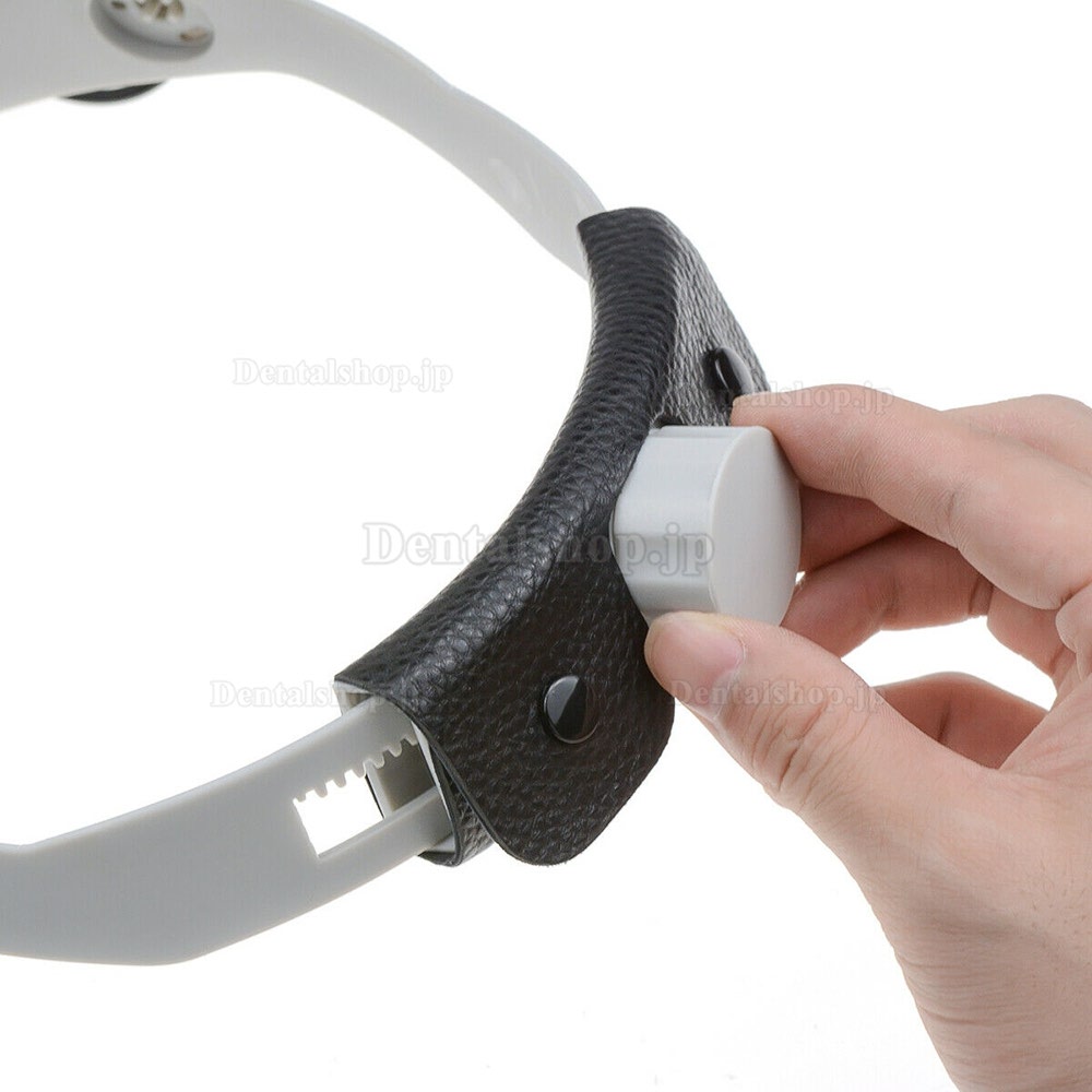 歯科医療用5W LEDヘッドライト フィルター付き ヘッドバンドヘッドランプ + アルミボックス