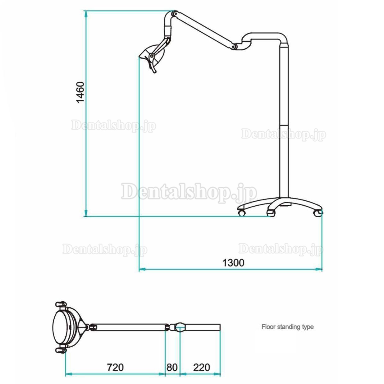 Saab® P106B歯科手術用LEDライト・手術用照明器(28W)