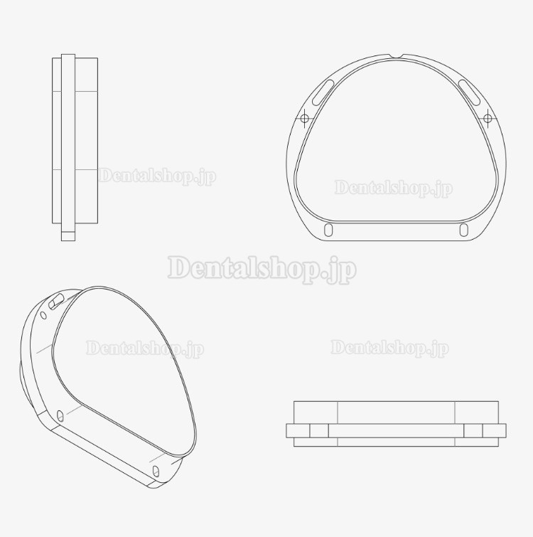 Kingch® ST/HT 歯科ジルコニアディスク義歯Cad/Camディスク (Amann Girrbach Cad/Camシステム用)