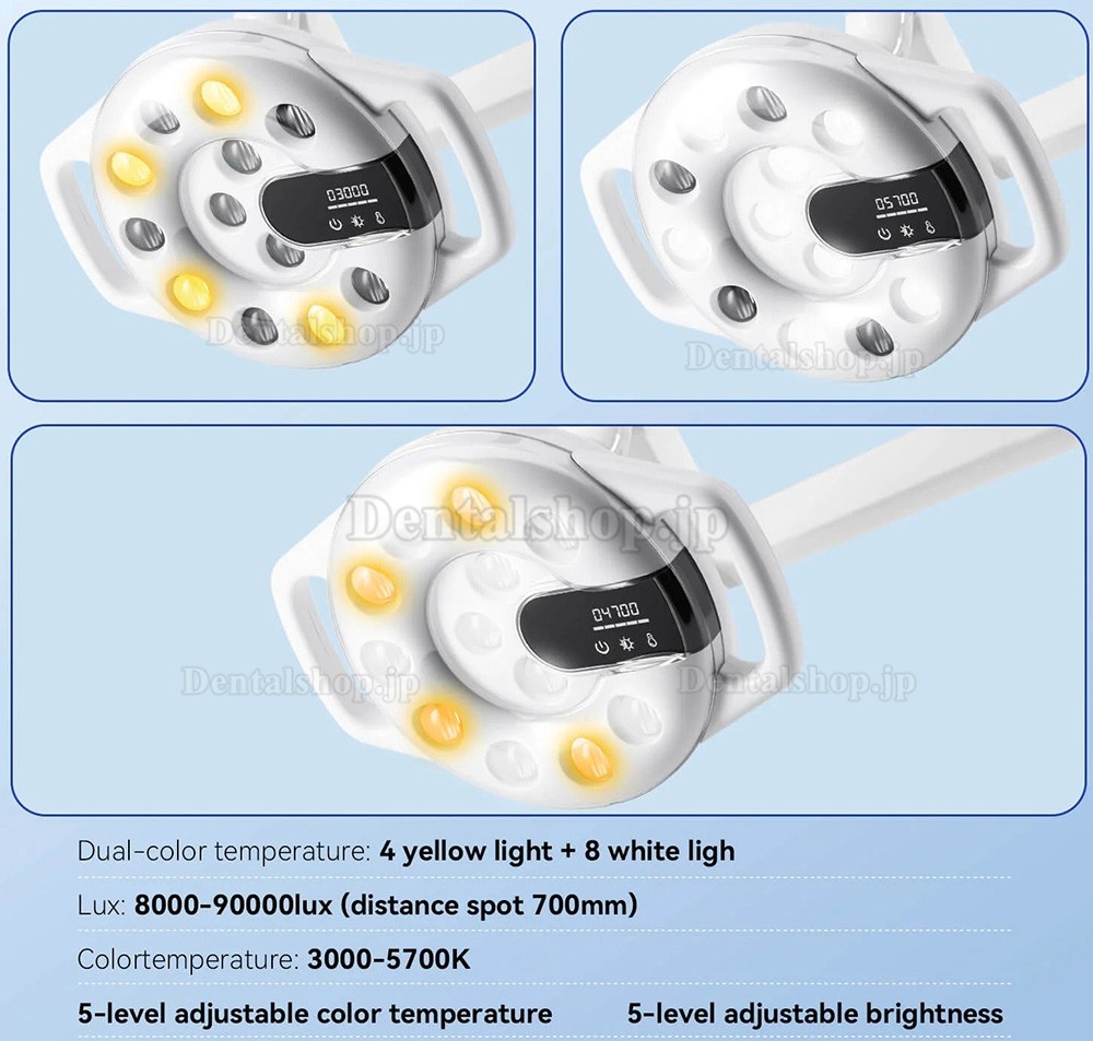 Bonin T12C 歯科治療用照明LEDライト(12個のLED電球)