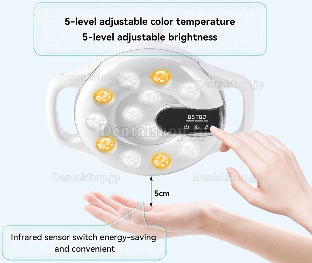 Bonin T12C 歯科治療用照明LEDライト(12個のLED電球)