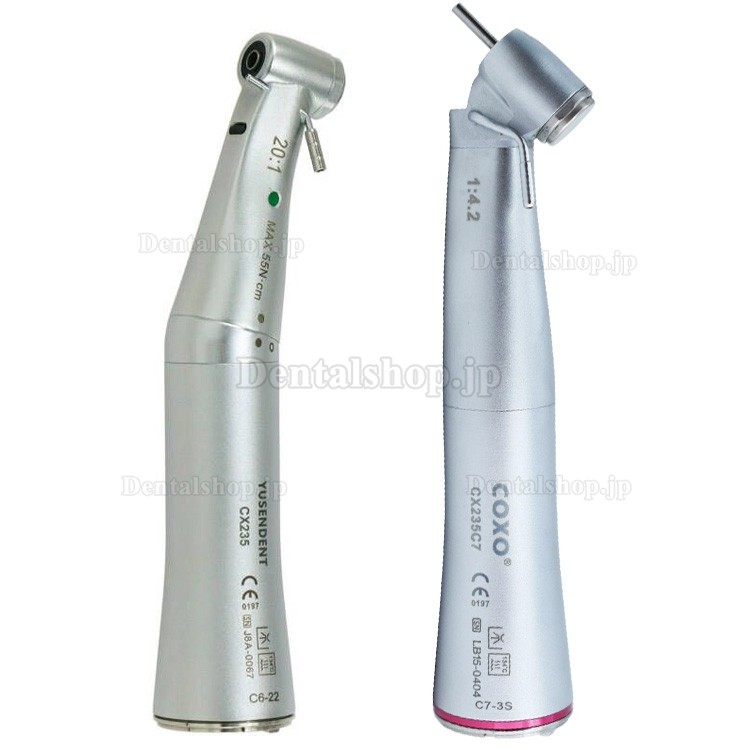 Coxo C-Sailor S1 歯科インプラントモーター / 手術用マイクロモーター制御ユニット (CX235C7-3S + CX235C6-22 コントラ アングル ハンドピース付き)