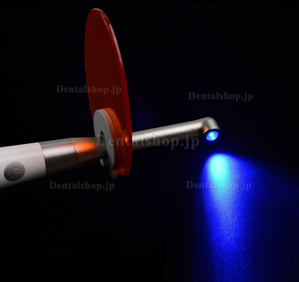 歯科用ワイヤレスLED光重合照射器 1秒硬化メタルヘッド1400mw/cm2