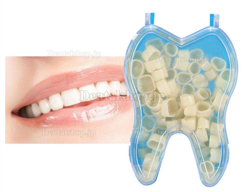 50PCS树脂歯科用臨時クラウン 前歯臼歯クラウン 人工歯