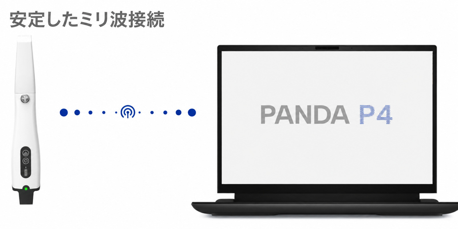 Panda P4 ワイヤレス3D口腔内スキャナー（スキャナーチップ6個付き）